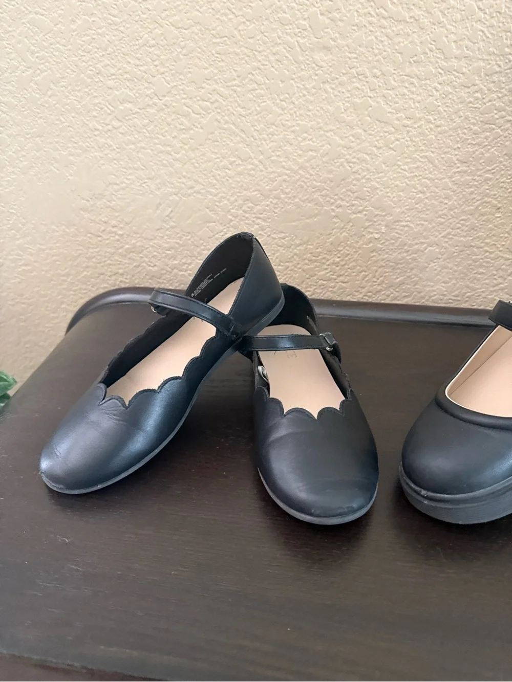 Bundle 2 Pairs Children’s Place Girls Black Mary Jane School Shoes Size 5